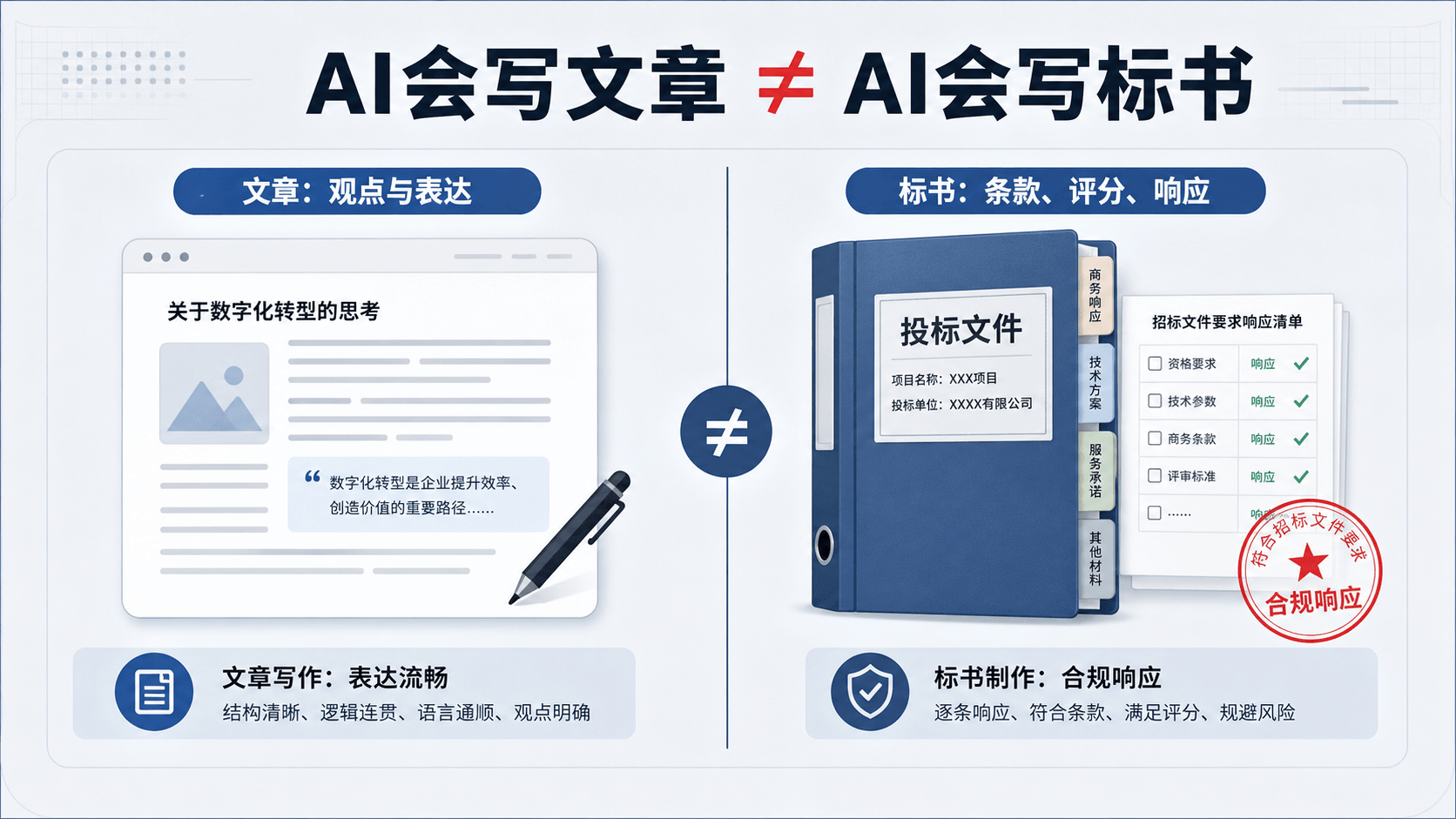 AI会写文章≠AI会写标书：选择AI标书工具，真正应该看什么？-快标书AI